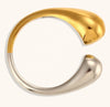 Gold & Silver Duo Open Ring