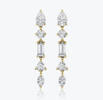 Pronged Cubic Zirconia Diamond Earrings